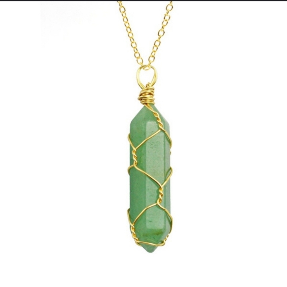 🆕️Angled stone pendant